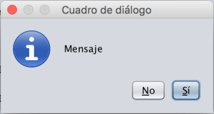 JOptionPane Confirm Dialog