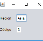 Formulario de región